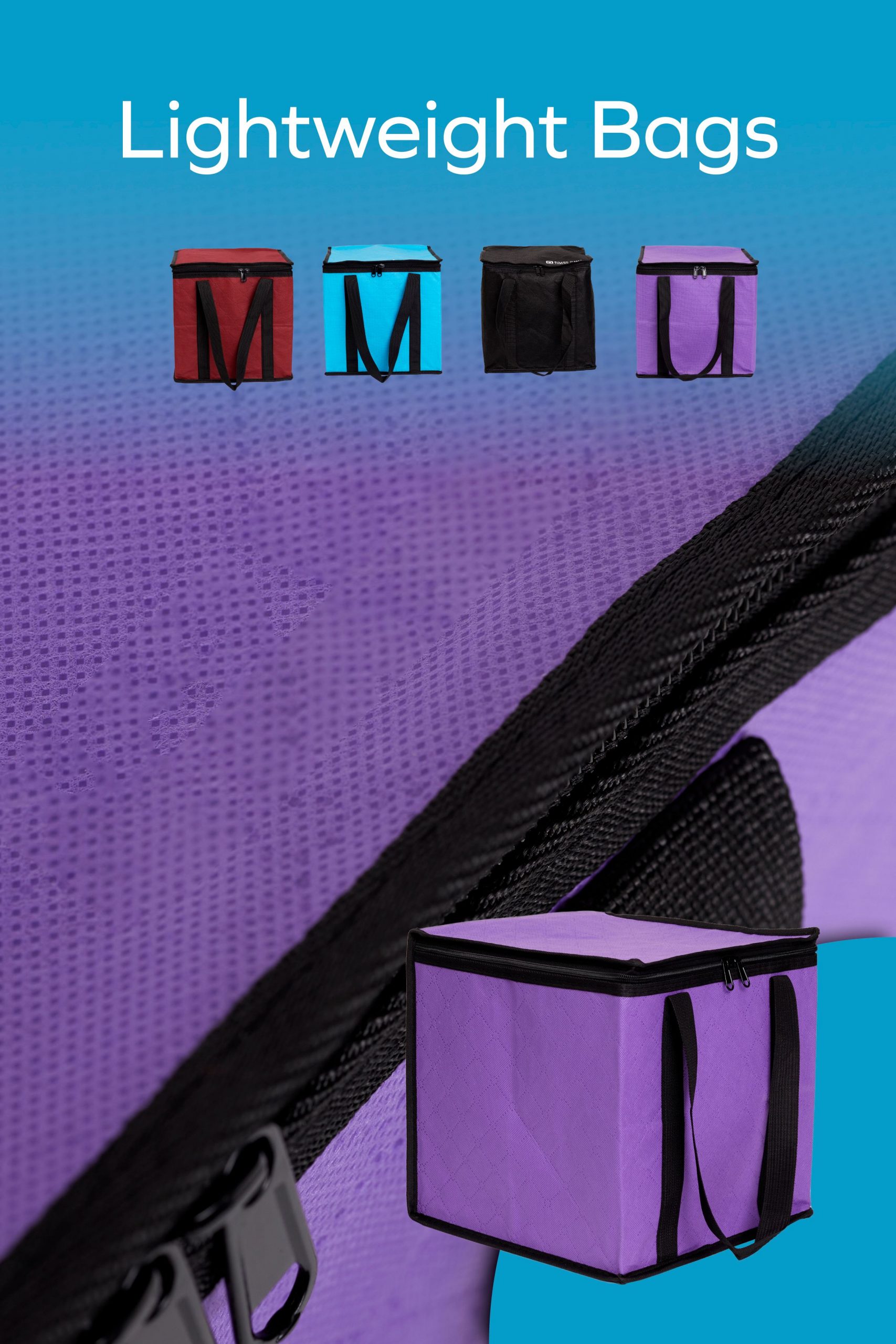 Lightweight Board Game Bag Square Black
